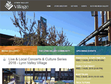 Tablet Screenshot of lynnvalleyvillage.com